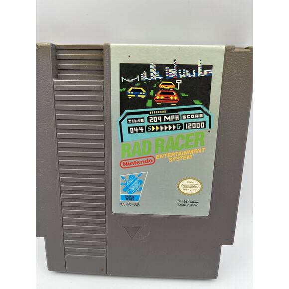Rad Racer (Nintendo NES) *GAME CARTRIDGE ONLY - TESTED - 3 SCREW VARIANT* - Picture 2 of 6
